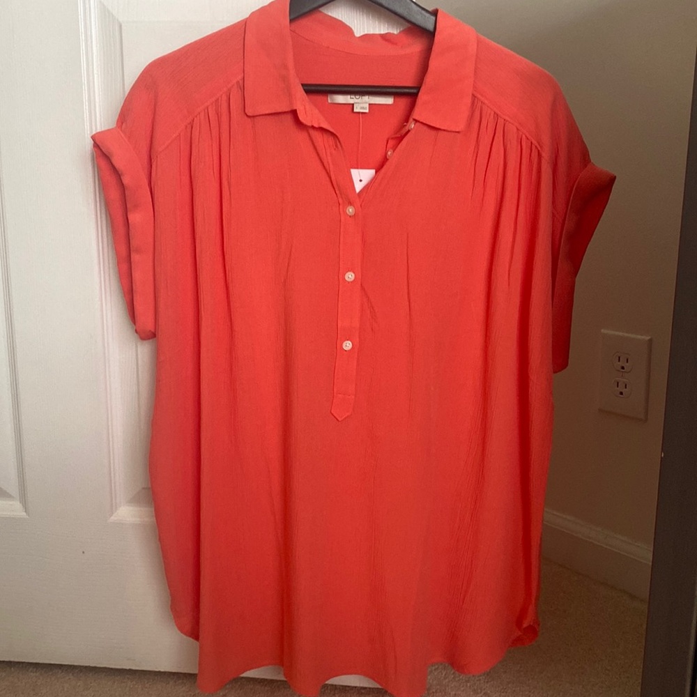 NWT LOFT Linen Blend Tunic